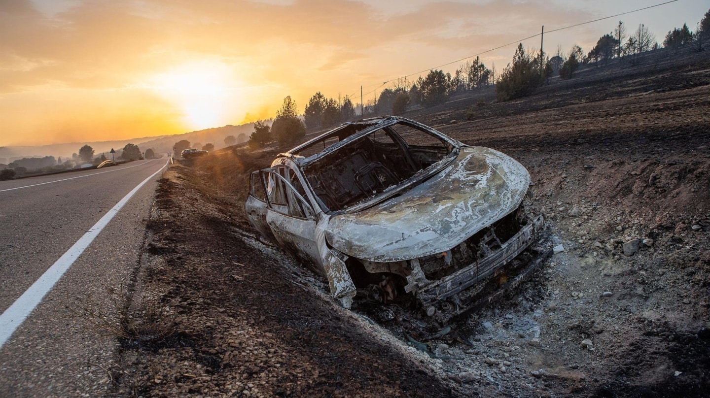 La Guardia Civil detiene al responsable de un fuego que quemó 3.000 ha en Burgos