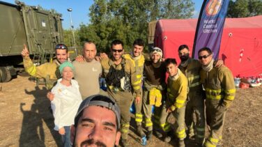 El chef José Andrés instala sus cocinas en el incendio que asola Zamora
