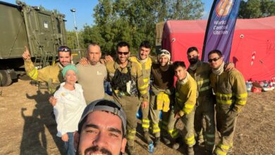 El chef José Andrés instala sus cocinas en el incendio que asola Zamora
