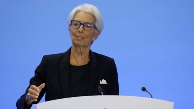 La presidenta del BCE Christine Lagarde