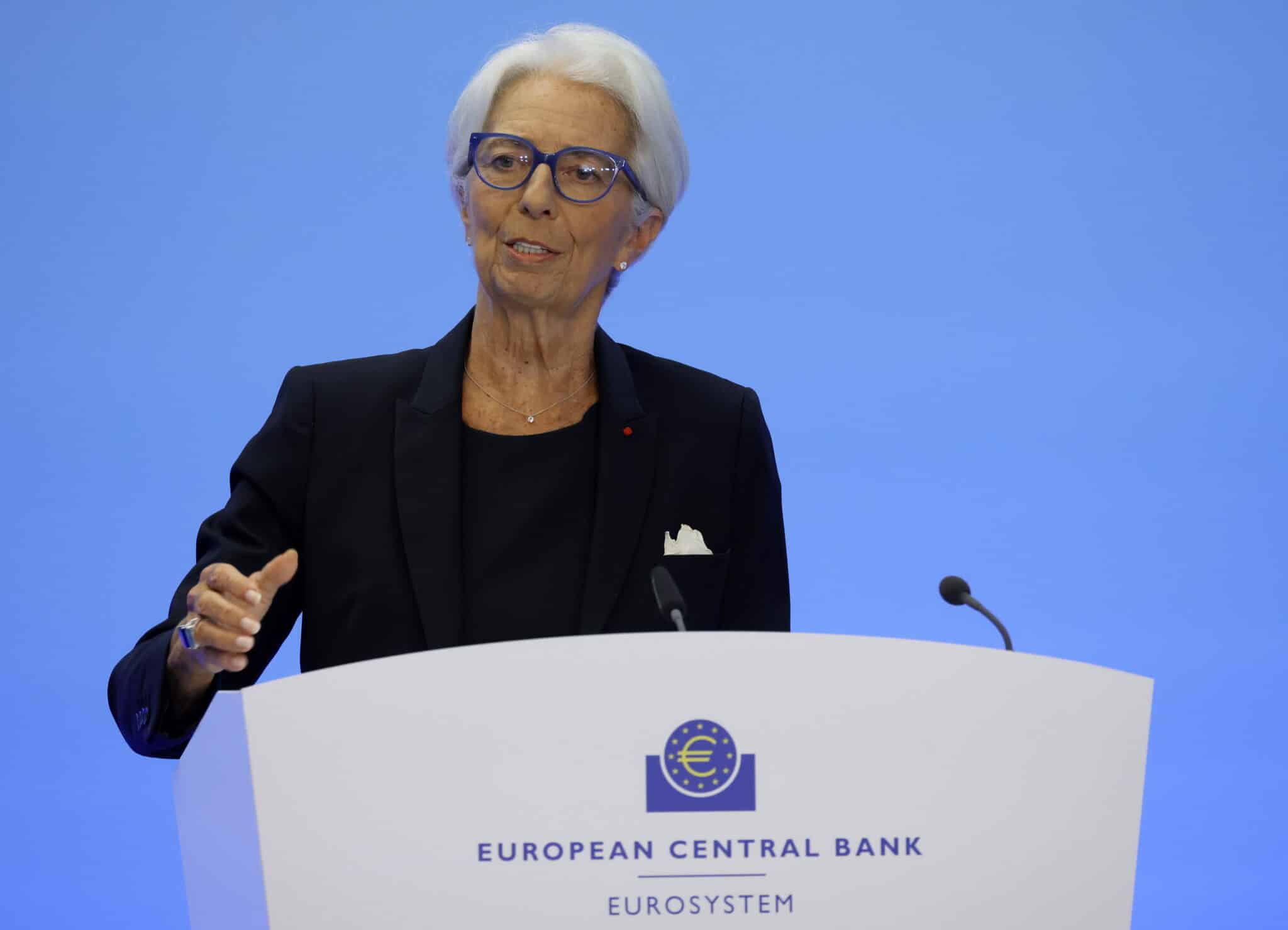 La presidenta del BCE Christine Lagarde