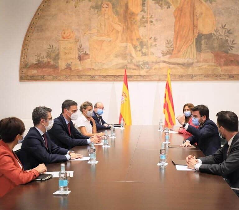 Moncloa confía en asegurarse el apoyo de ERC a los Presupuestos gracias a la mesa de diálogo