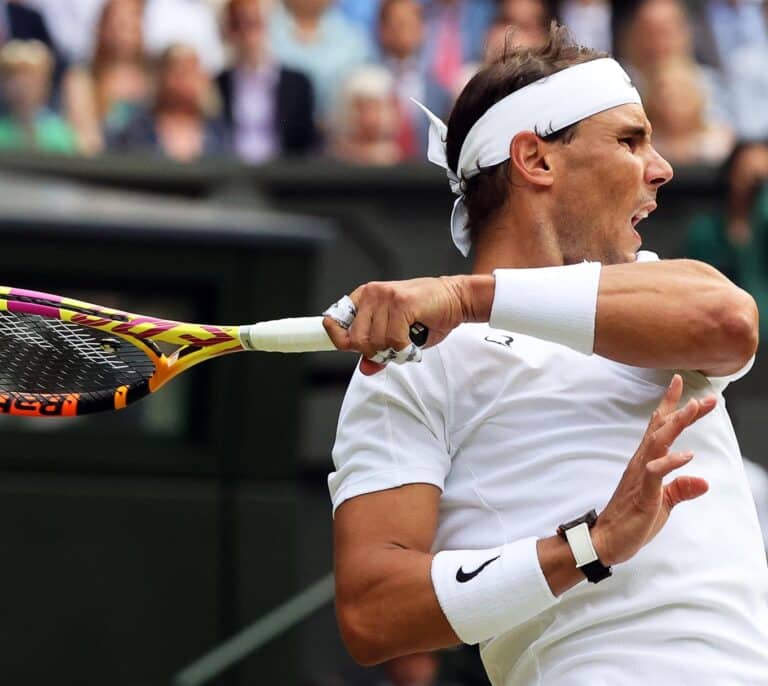 Nadal pasa a semifinales en Wimbledon tras superar a Fritz en una batalla épica de cinco sets
