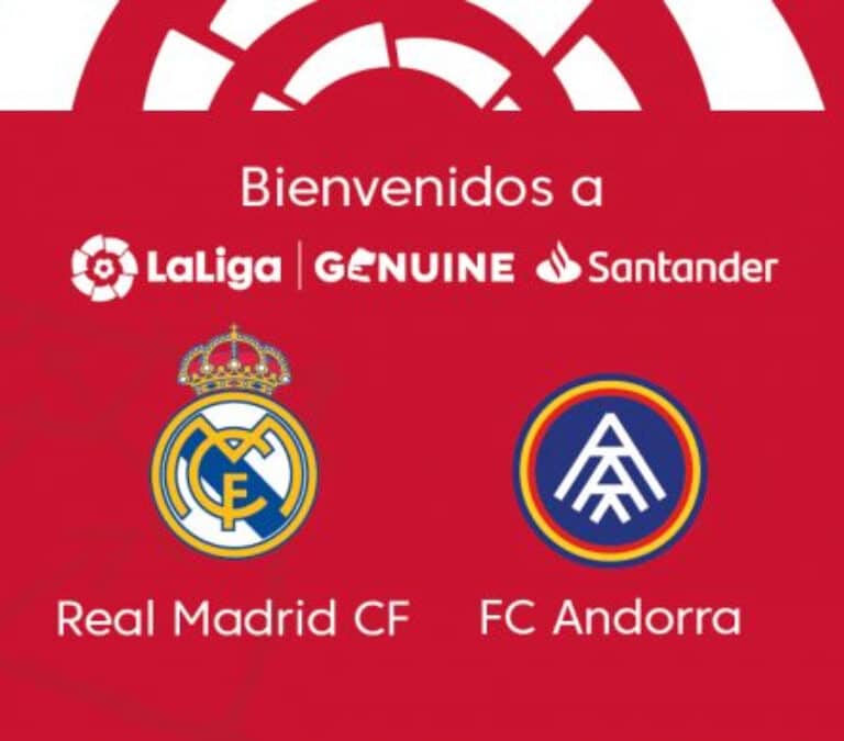 Real Madrid y FC Andorra, los nuevos fichajes de la Liga Genuine