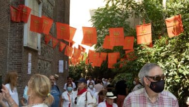 Al San Fermín de Chamberí le falló el cohete pero no la chistorra y el clarete