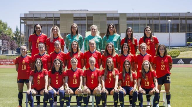 Selección española para la Eurocopa femenina de fútbol.