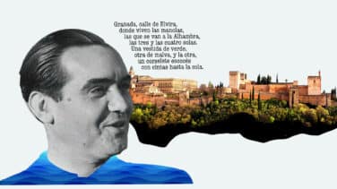 La Granada de garzas y galanes con hojas de Lorca