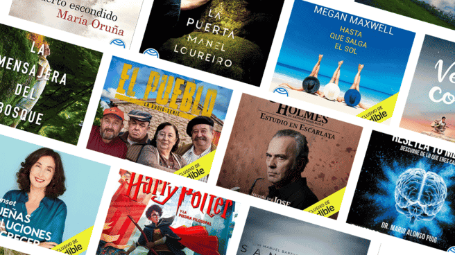 "Un verano para escuchar": los doce mejores títulos para disfrutar del entretenimiento en audio Montaje sobre los doce títulos que se puede n escuchar en Audible