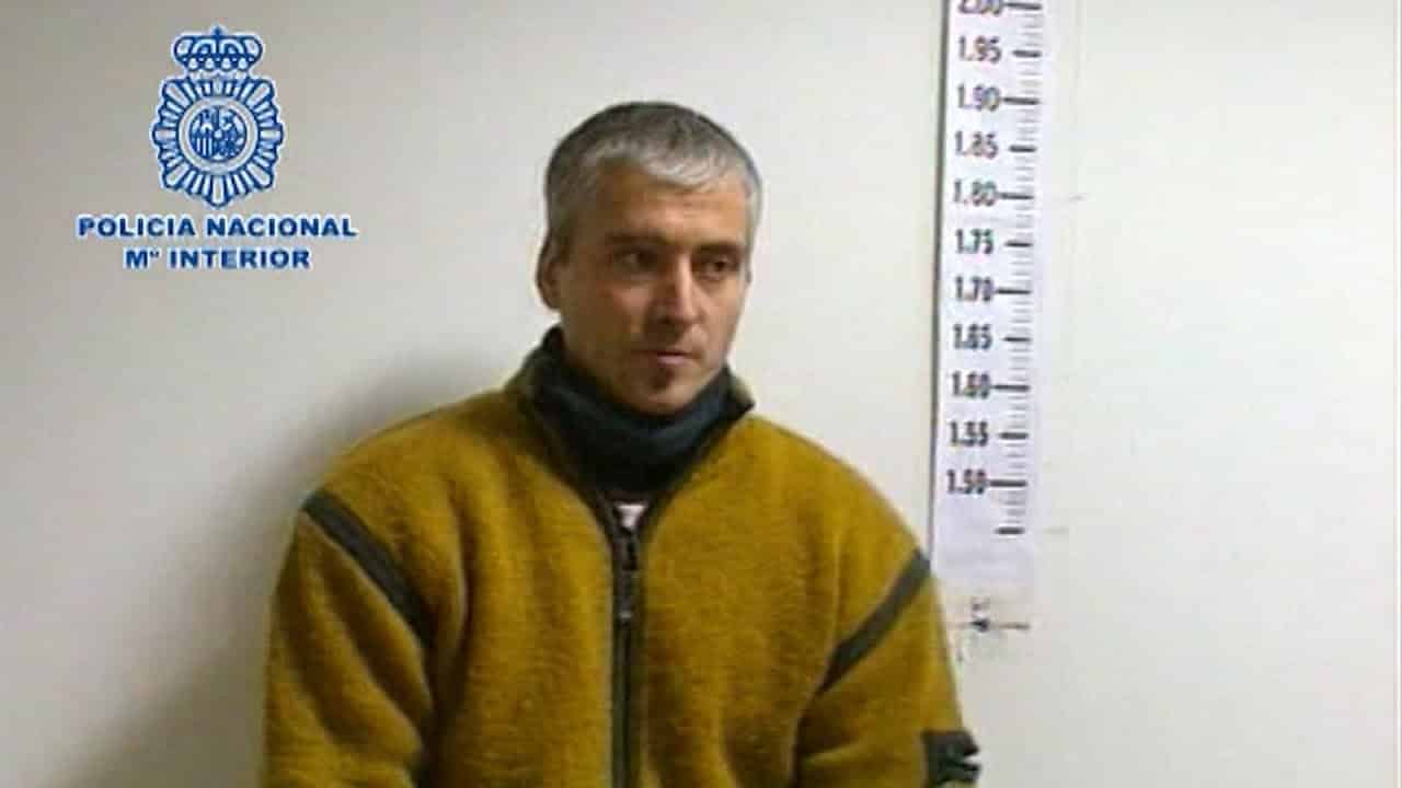 Javier García Gaztelu, Txapote, en dependencias policiales.