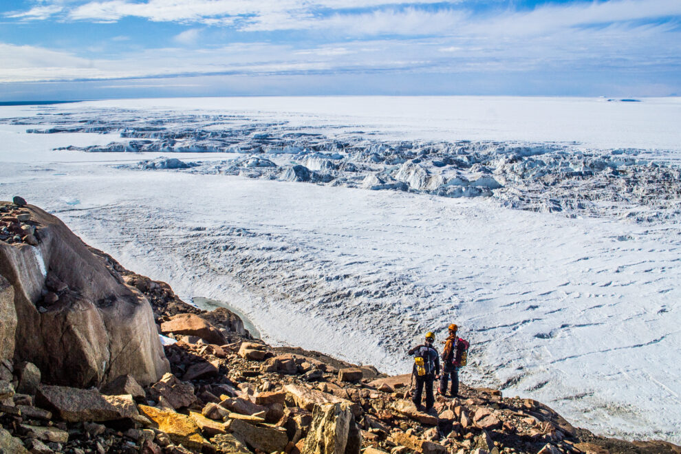 Glaciar Mawson en Antártida Oriental.