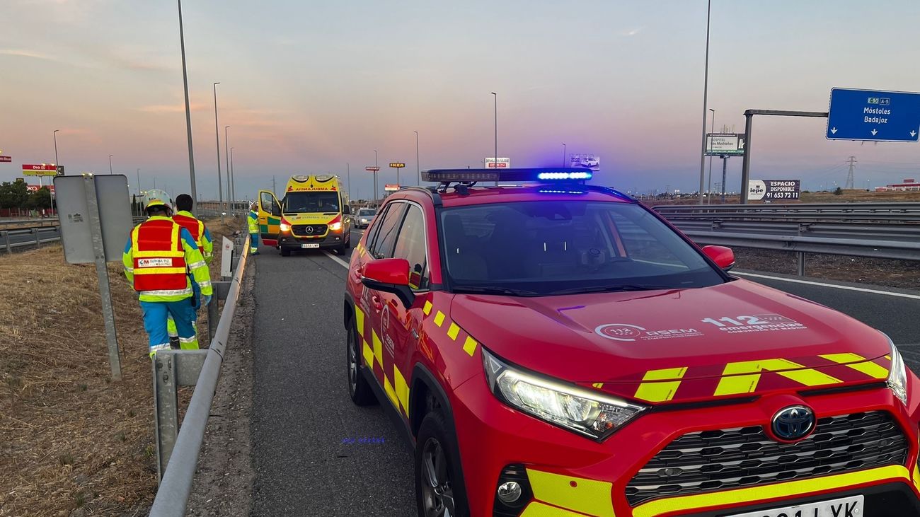 Dos muertos en dos accidentes en la A-5 en Madrid con en menos de 45 minutos