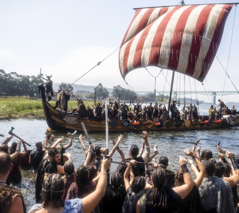 Vivir como vikingos es posible en Catoira (Pontevedra)