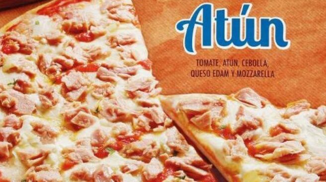 Imagen de la pizza de atún de Consum con presencia de histamina