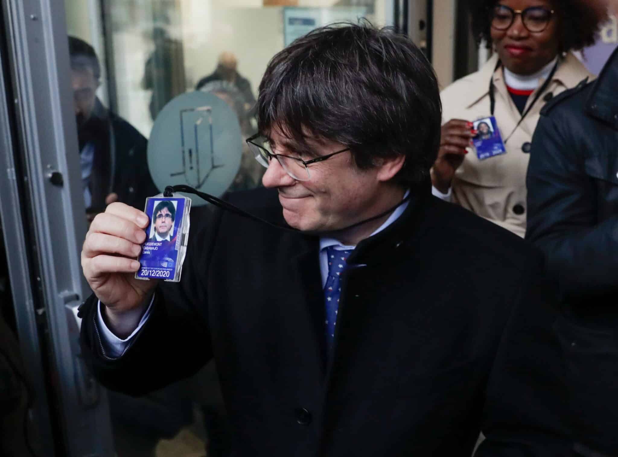 Carles Puigdemont en el Parlamento Europeo