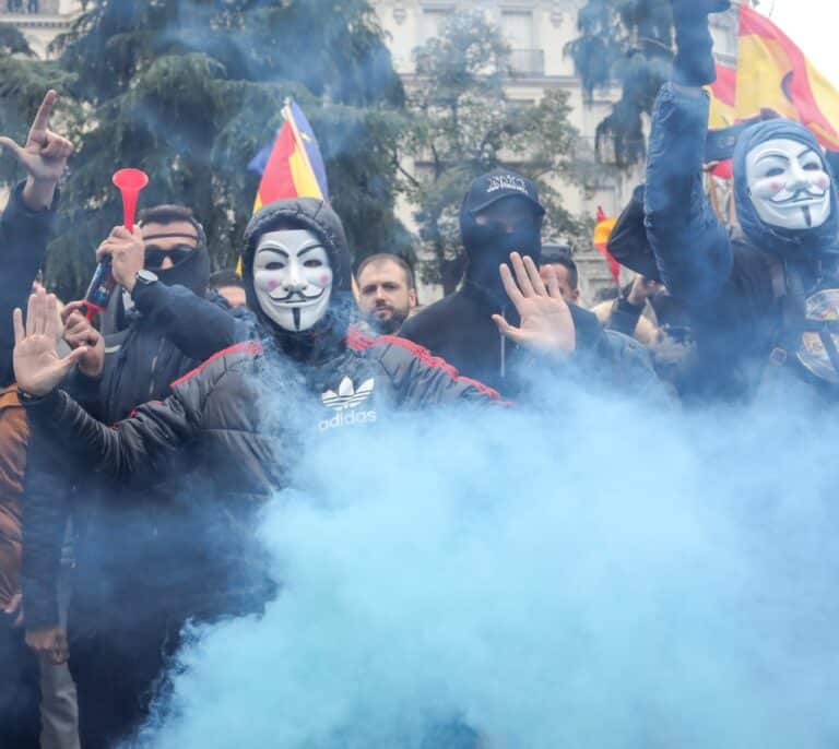 Jupol gastó al menos 2.500 euros en compras para la protesta de las máscaras de Anonymous
