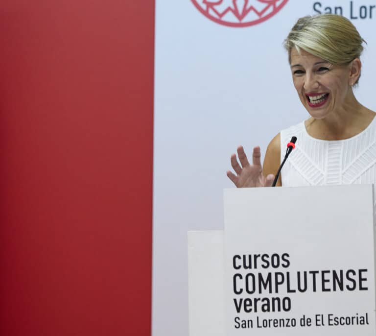 Yolanda Díaz: "Los sindicatos tienen toda la razón para movilizarse contra la patronal"
