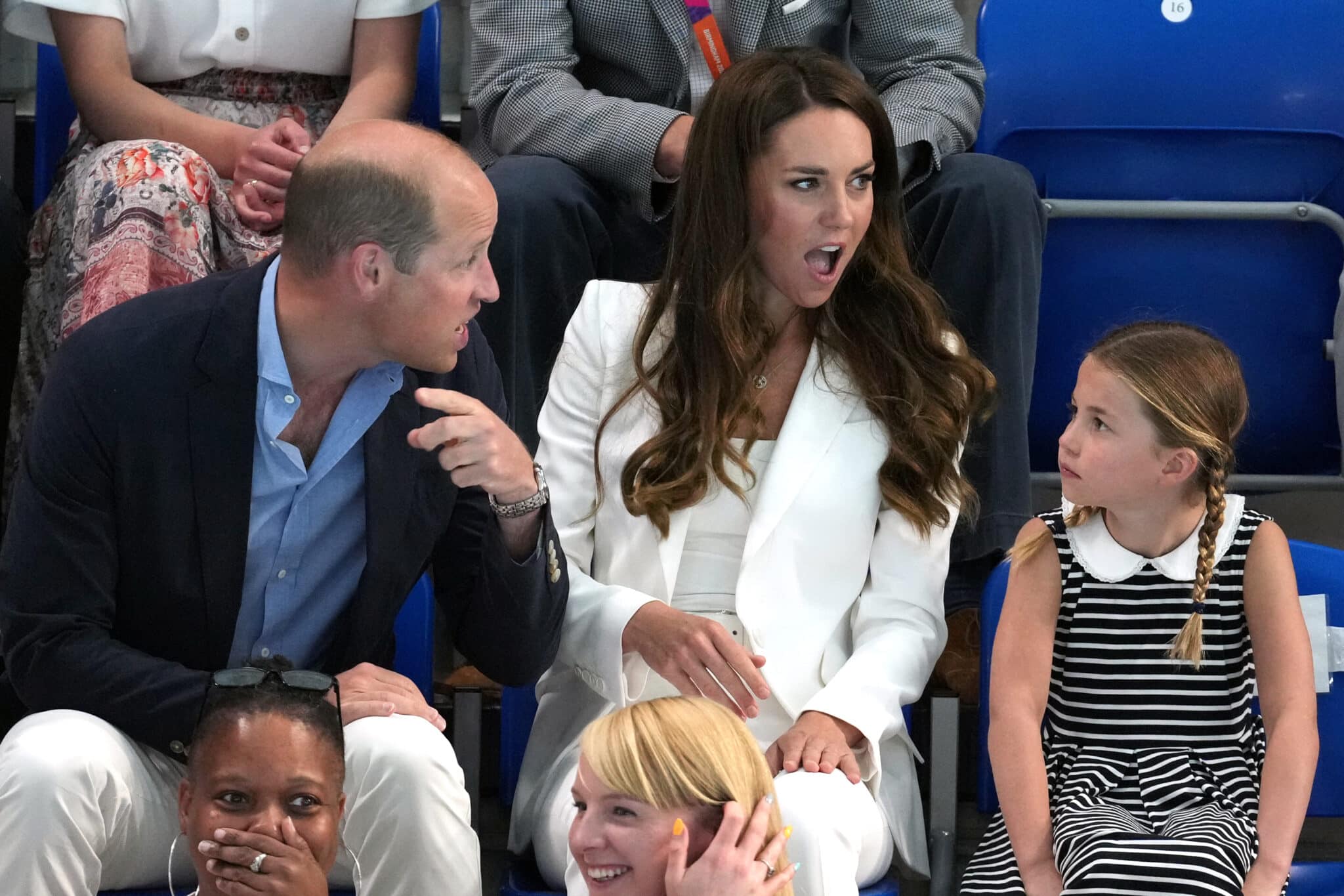 Kate, Guillermo y Carlota eclipsan en los Juegos de la Commonwealth