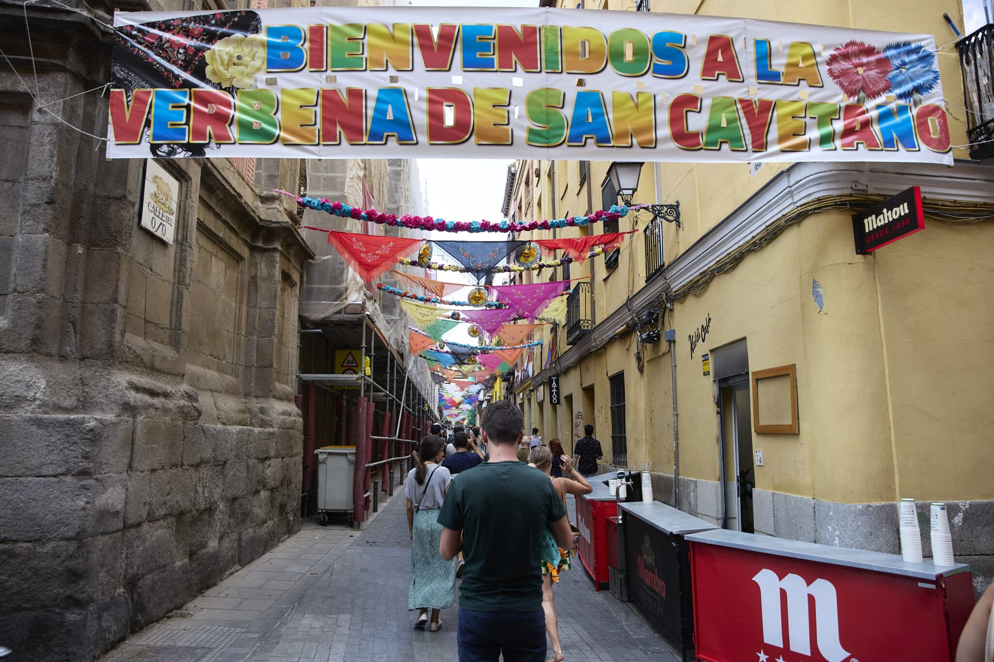 Ambiente durante la primera jornada fiestas en honor a San Cayetano