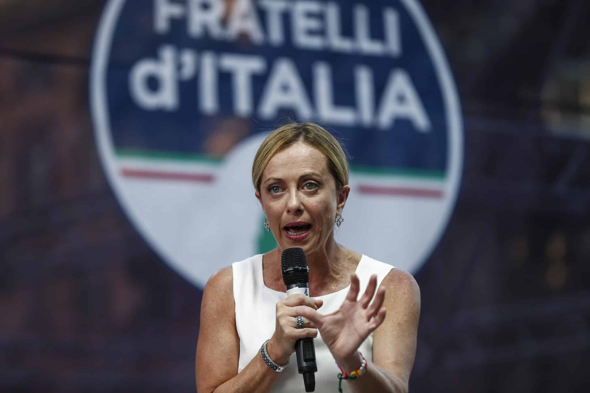 Giorgia Meloni, líder de Fratelli d'Italia
