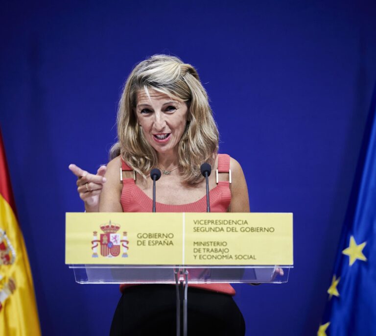 Yolanda Díaz vuelve a arremeter contra los empresarios "con cariño"