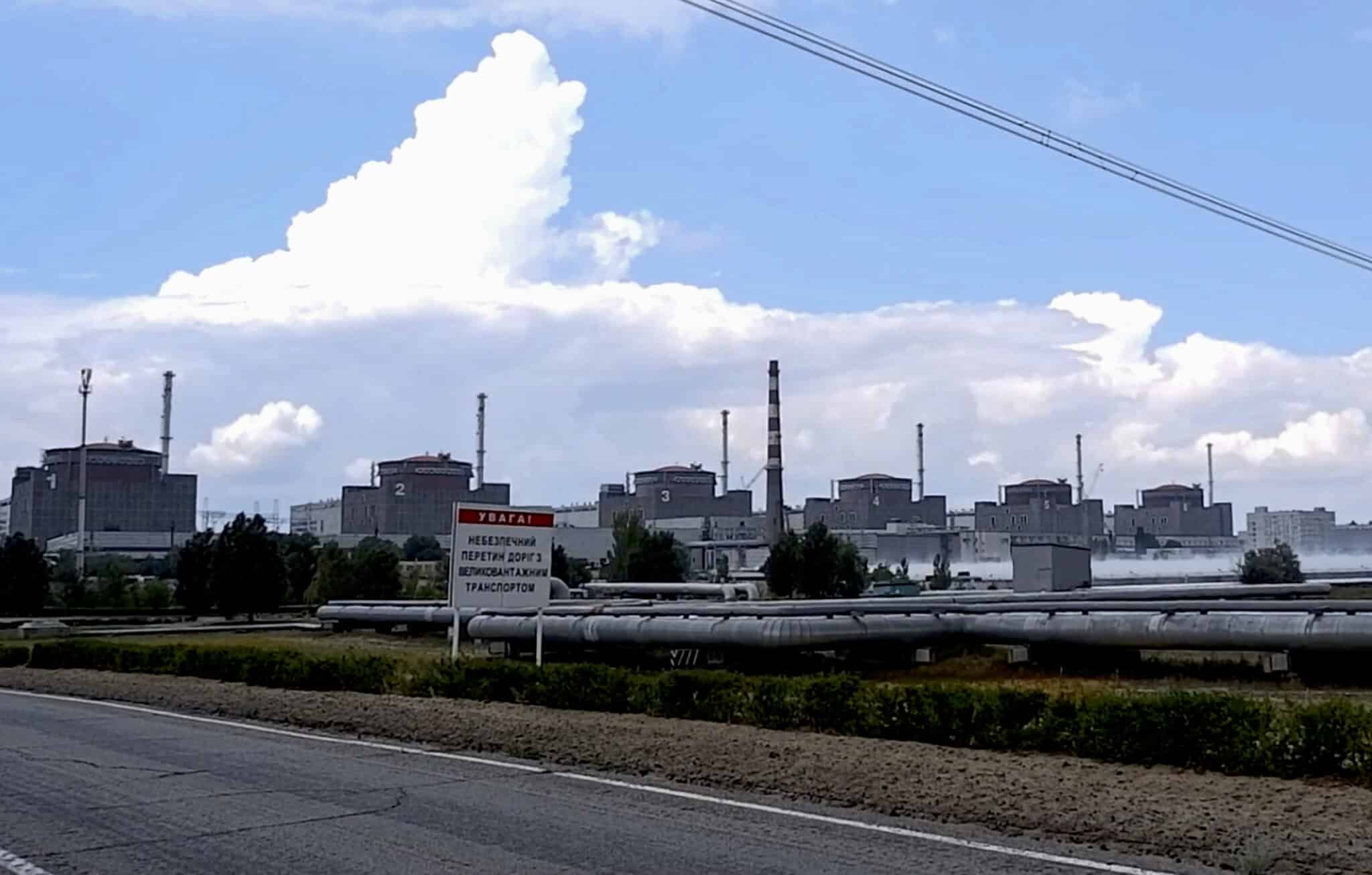 La central nuclear de Zaporiya, en Ucrania