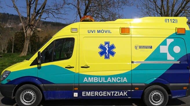 Ambulancia de emergencias en el País Vasco.