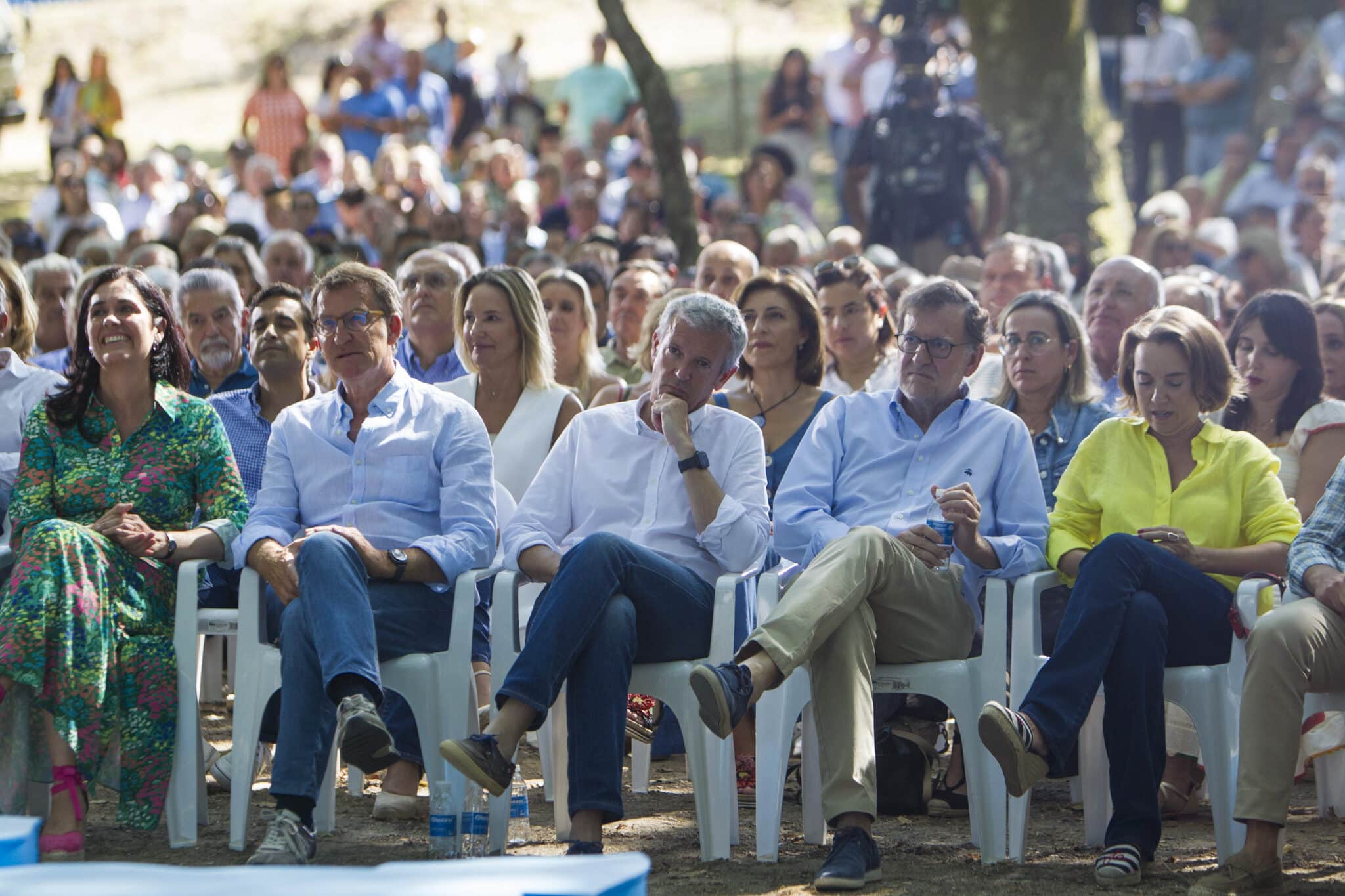 Inauguración del curso político de Feijóo en Cerdedo-Cotobade (Pontevedra).