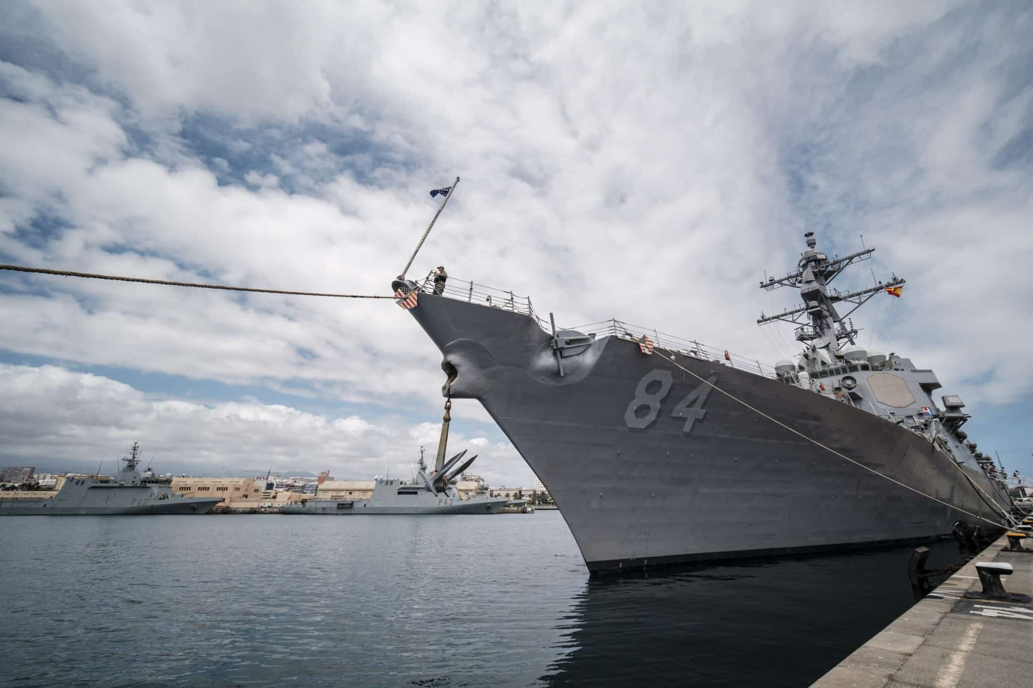 EEUU envía al destructor USS Bulkeley para modernizar la flota de su base en Rota