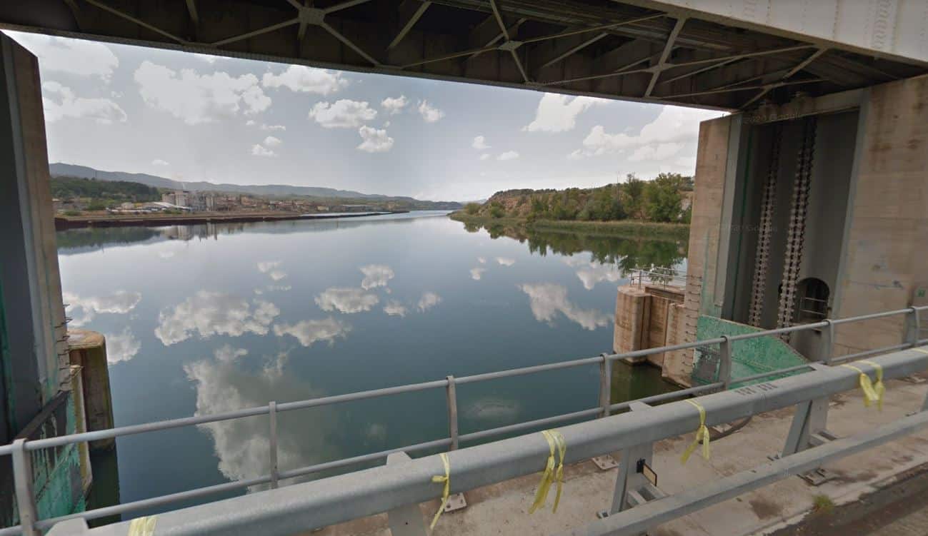 Embalse de Flix, en Tarragona.