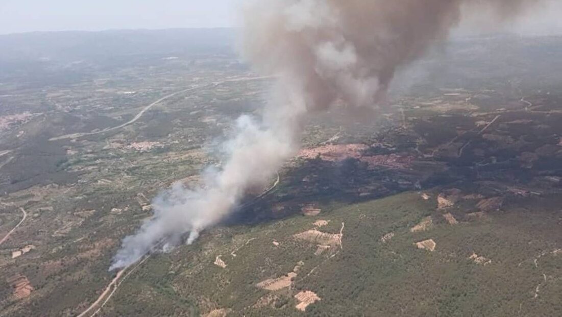 La Guardia Civil investiga la autoría de los presuntos autores de los incendios en Palencia y Castellón