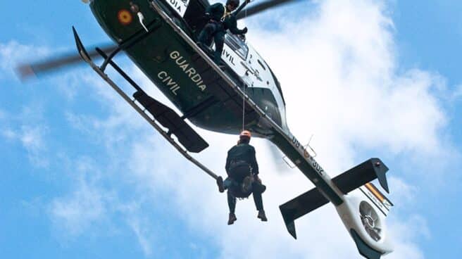 Helicóptero de rescate de la Guardia Civil en una imagen de archivo