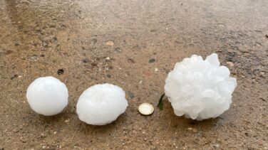Así ha sido la granizada que provocó la muerte de una niña de 20 meses en Gerona
