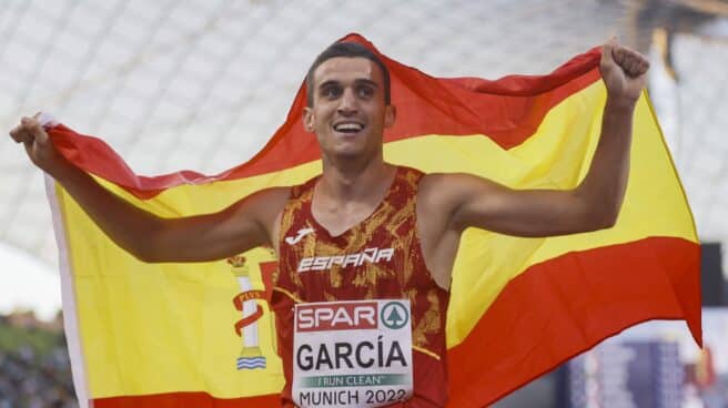 Mariano García, campeón de Europa de los 800 metros.