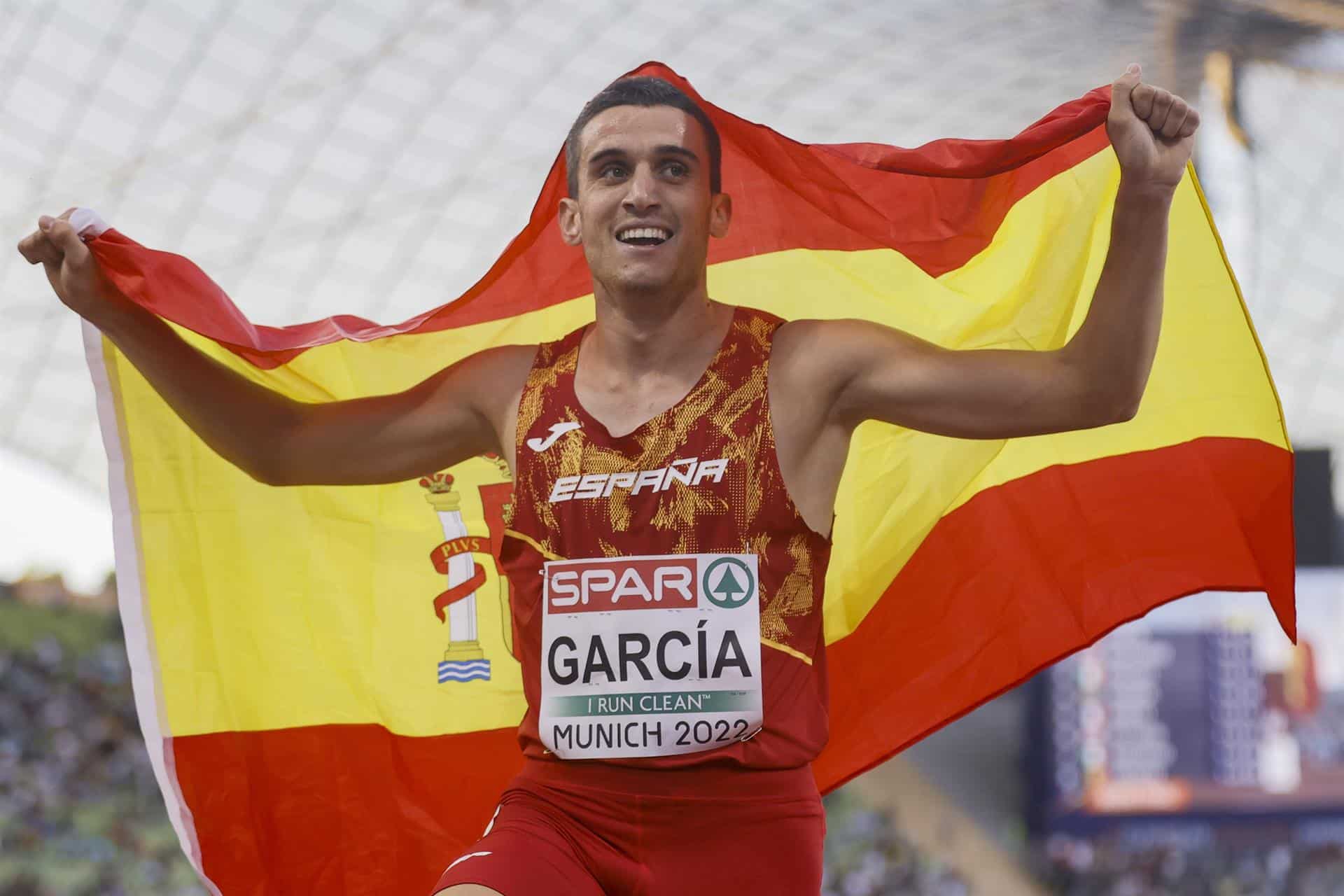 Mariano García, campeón de Europa de los 800 metros.