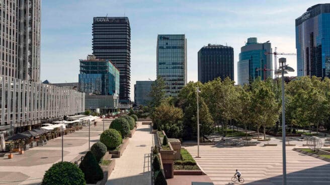 La zona financiera de Azca. La zona financiera de Azca.