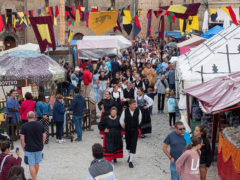El mercado medieval de Molinos de Duero.