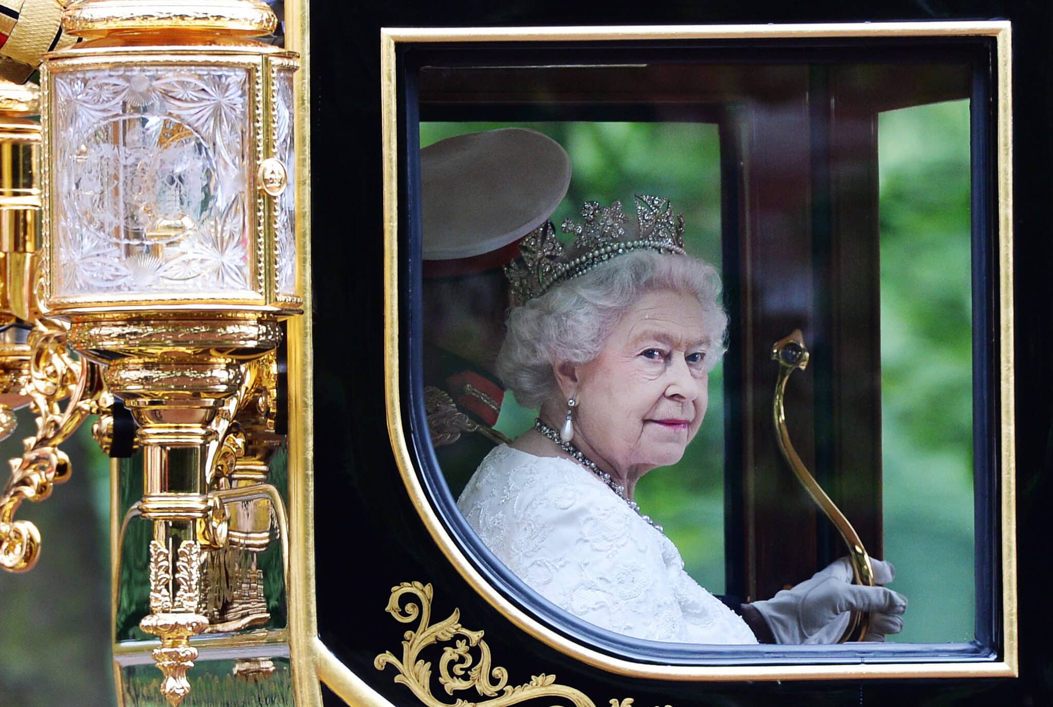 La reina Isabel II de Inglaterra en 2014