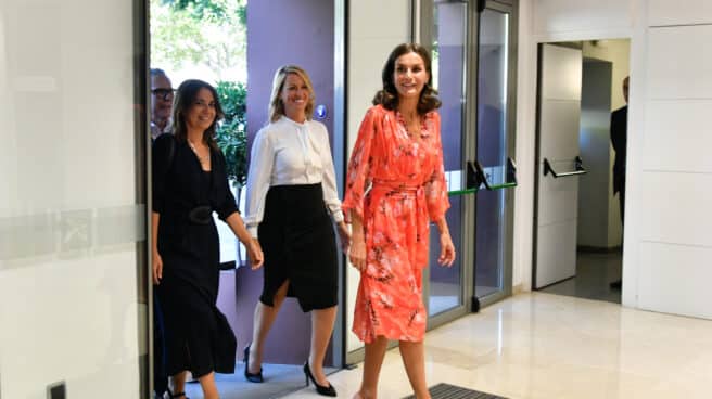 La reina Letizia asiste a la conferencia 'Tour del cáncer' organizada por la Asociación Española Contra el Cáncer, de la que es presidenta de honor, este martes en Lleida.