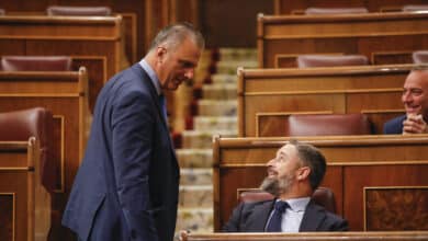 Abascal rebaja el tono después de  mes y medio de perfil bajo tras la marcha de Macarena Olona