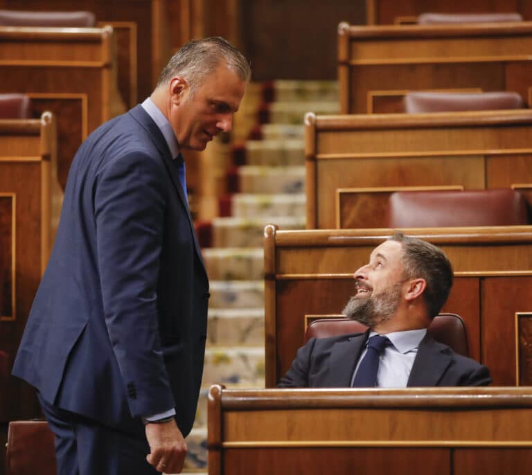 Abascal rebaja el tono después de  mes y medio de perfil bajo tras la marcha de Macarena Olona