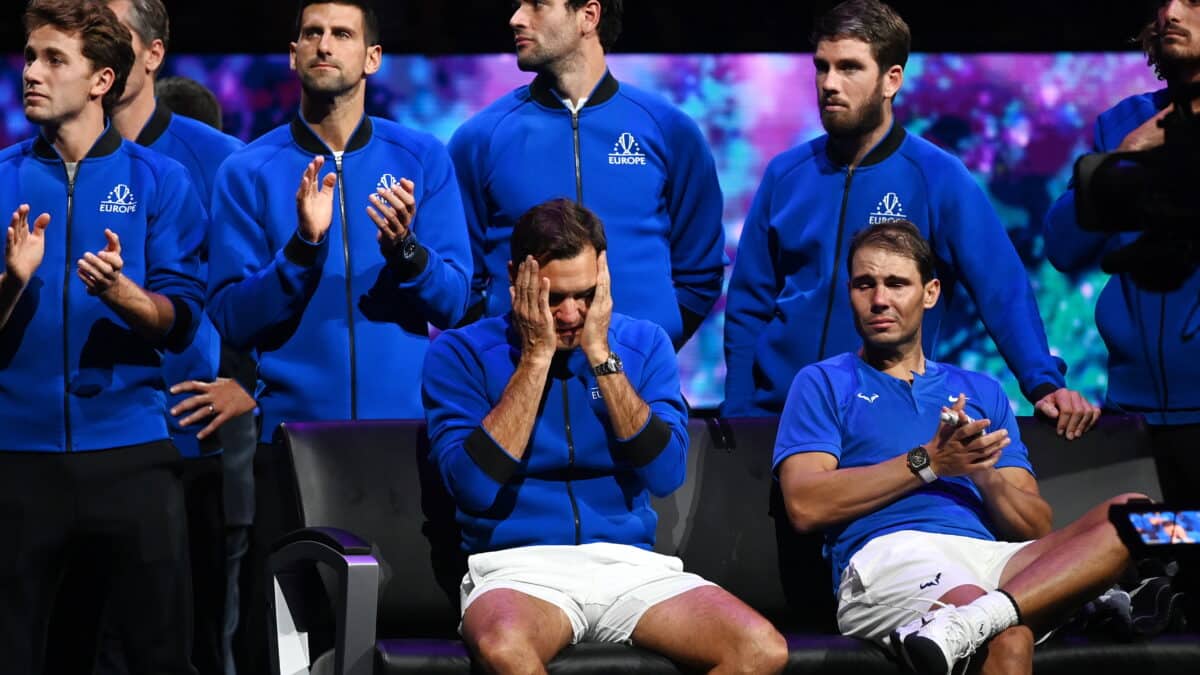 El emocionado adiós de Federer entre la admiración de leyendas del tenis