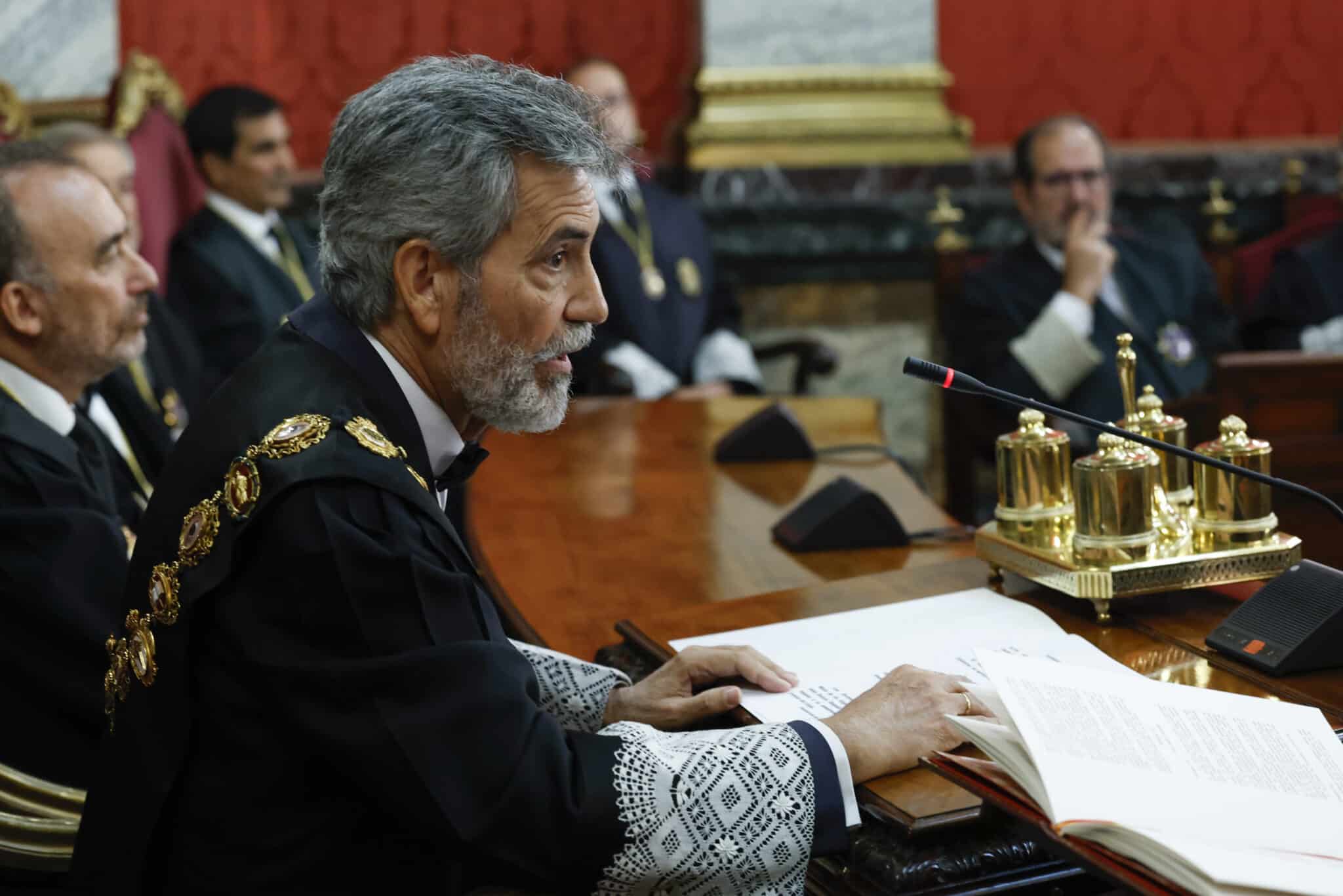 El presidente del Tribunal Supremo y del Consejo General del Poder Judicial, Carlos Lesmes.
