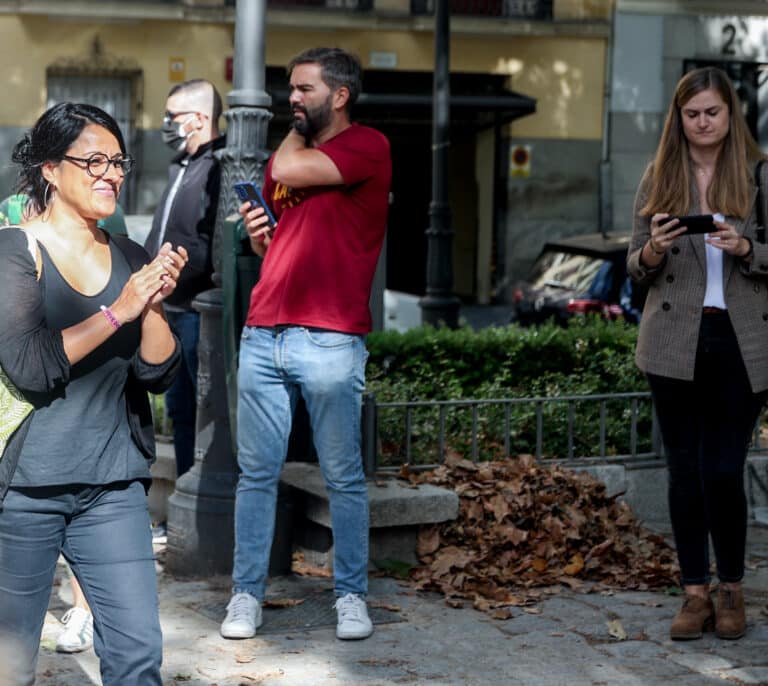 Anna Gabriel, tras declarar en el Supremo: "Esperamos que la causa se archive o se envíe a Barcelona"