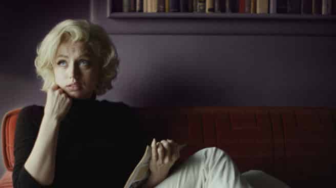 Blonde. Ana de Armas as Marilyn Monroe. Cr. Netflix © 2022