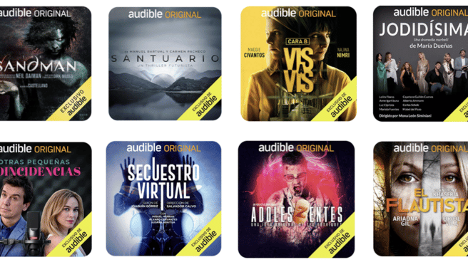 Ficciones sonoras: la evolución del formato podcast Montaje de los nuevos títulos de Audible