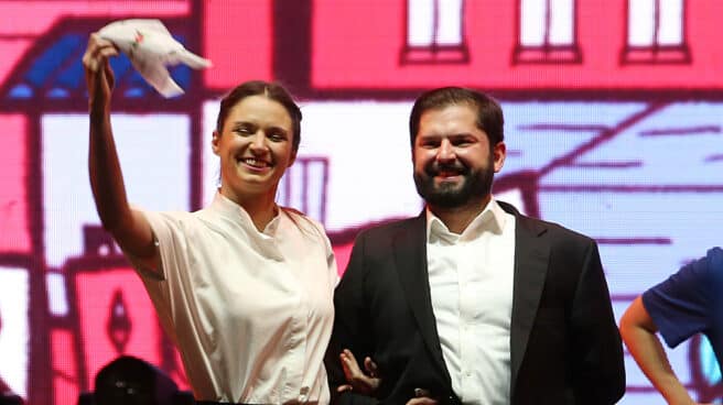 El presidente de Chile da inicio a las Fiestas Patrias Gabriel Boric, presidente de Chile, y su pareja
