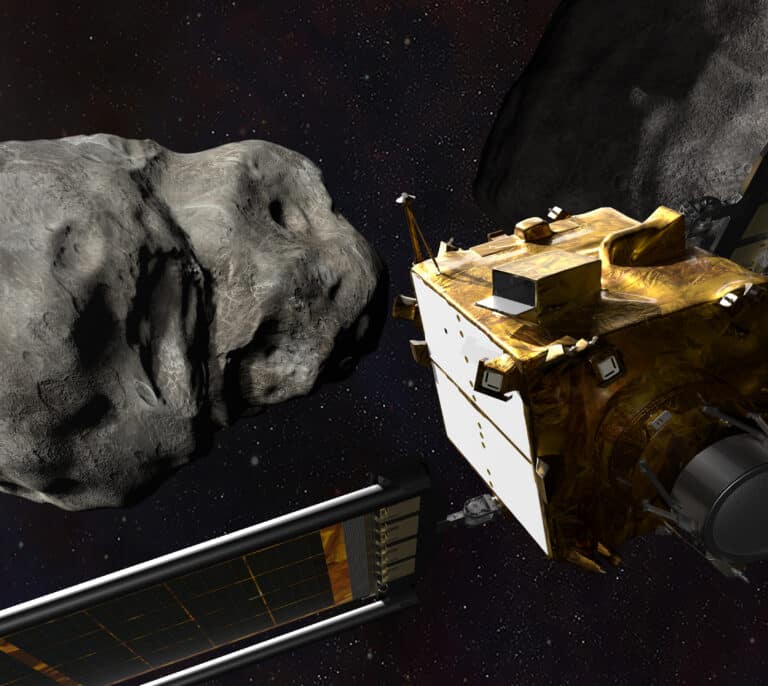 DART colisiona contra el Dimorphos en la primera misión para desviar la órbita de un asteroide