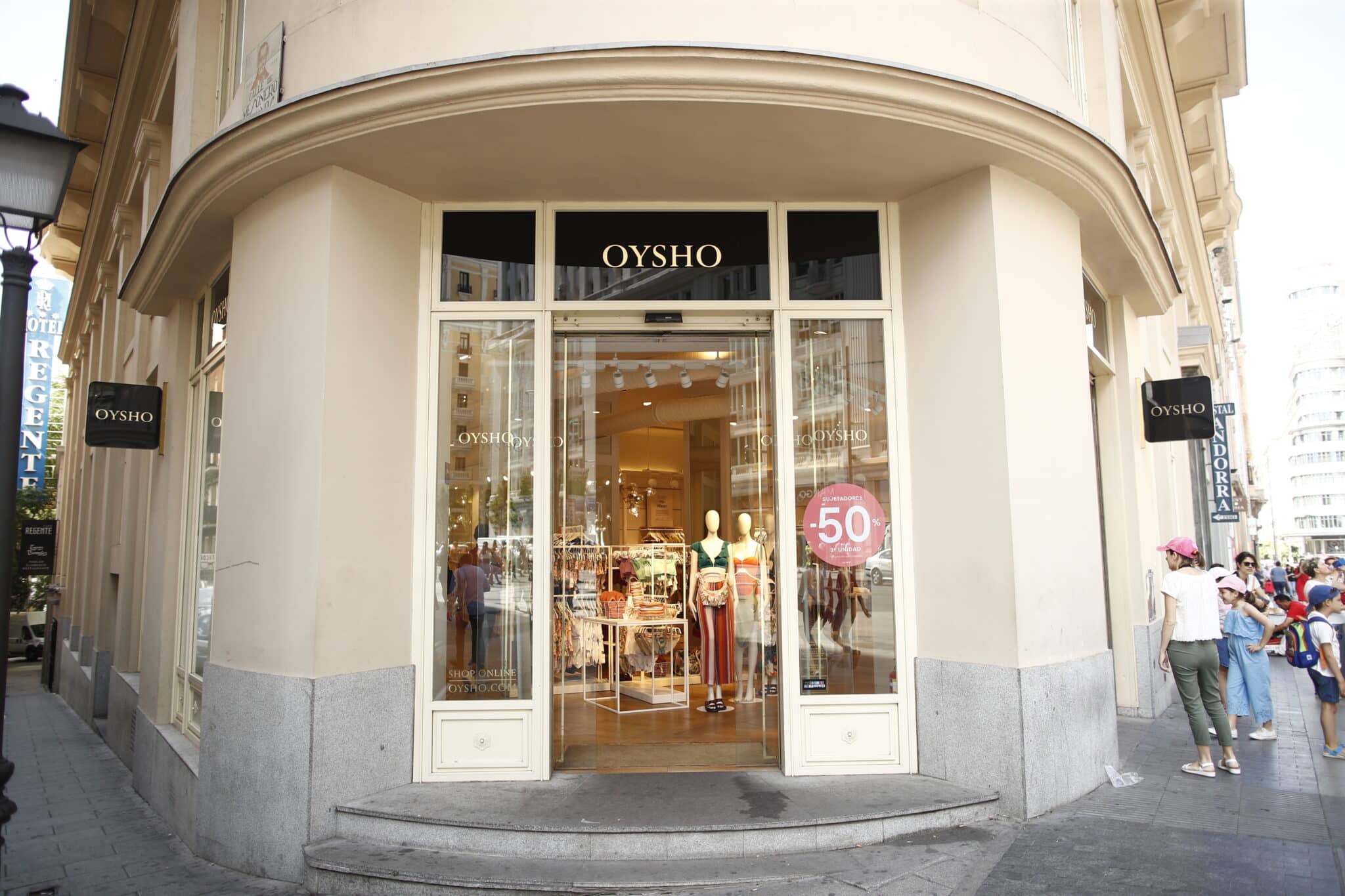 Oysho se queda atras en la recuperacion de ventas de Inditex