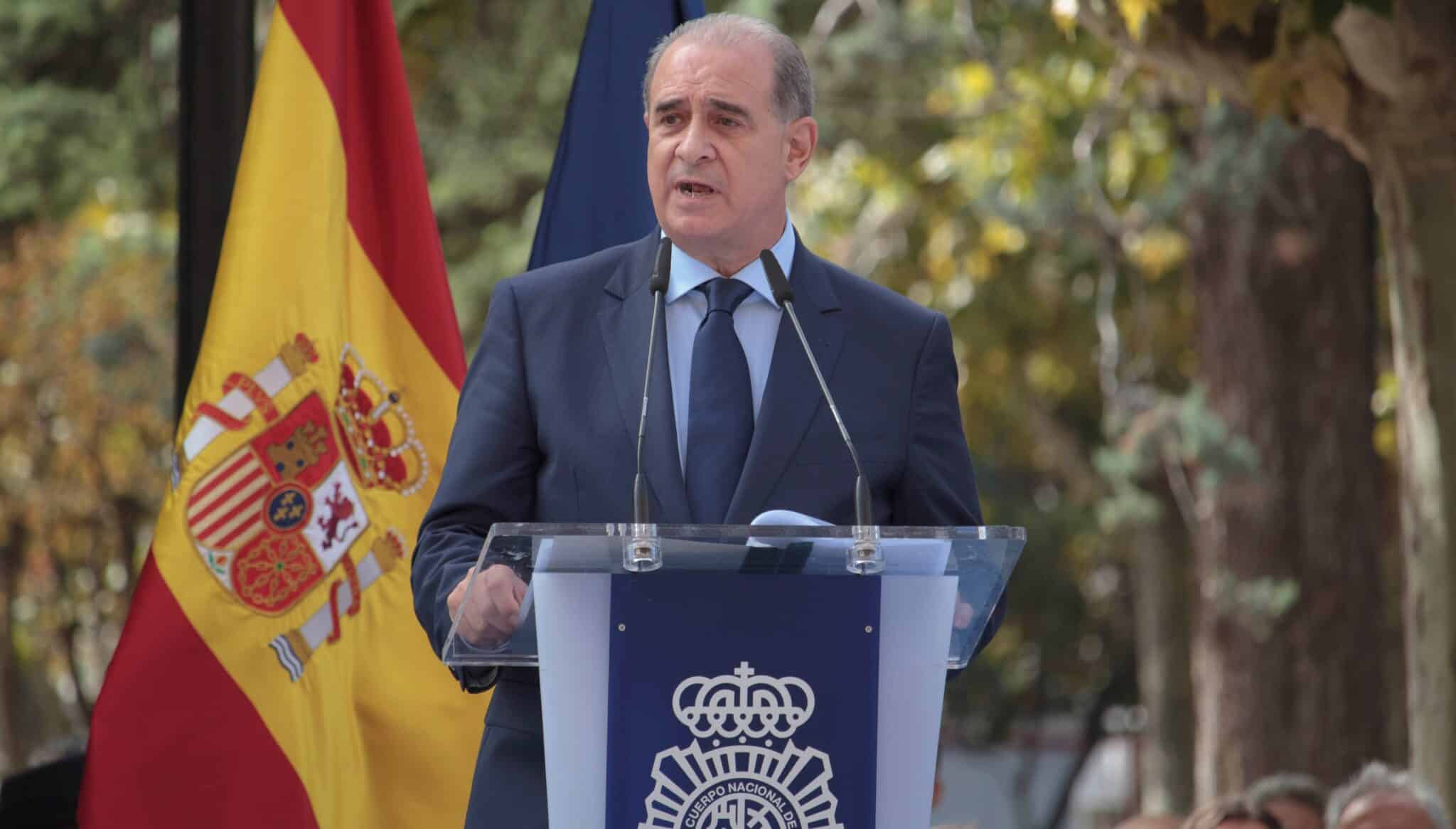 El director general de la Policía Nacional, Francisco Pardo Piqueras, en un acto oficial.