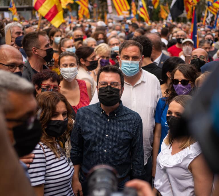Aragonès no acudirá a la manifestación de la Diada